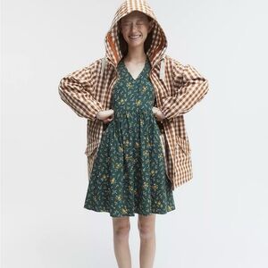 Madewell Raincloud Raincoat in Gingham